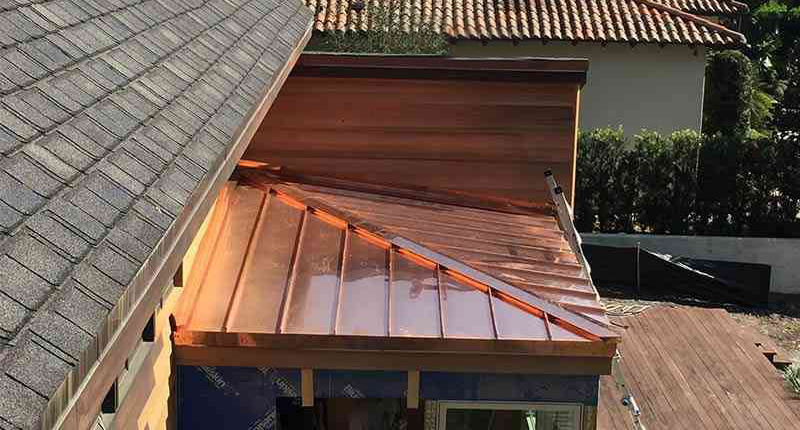 copper roof repair