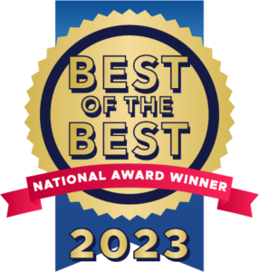 2023 best of the best award short ribbon
